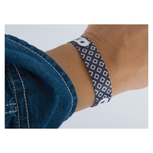 Bracelet ruban polyest sur cde 12