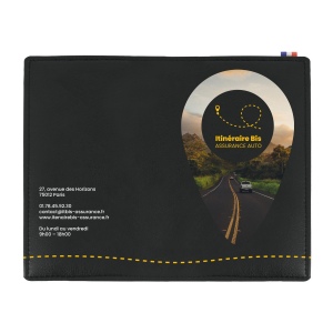 Porte-carte grise couture fr (+Quadri numérique QV31)