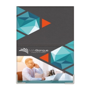 Etui 2 cartes imit° cuir+coins (+Quadri numérique QV31)