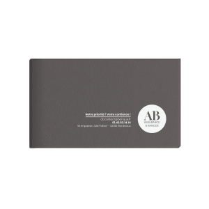 Porte-chequier pvc imita° cuir (+Sérigraphie GO21)