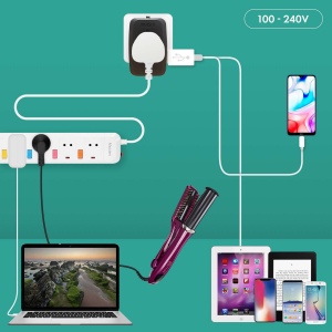 KOJIMA - ADAPTATEUR UNIVERSEL DE VOYAGE AVEC SORTIES USB-C ET USB-A - NOIR 8