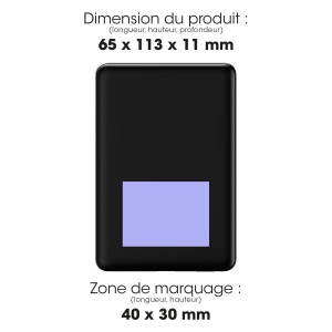 MANTI - BATTERIE DE SECOURS ALUMINIUM  MAGSAFE 20W - NOIR 2