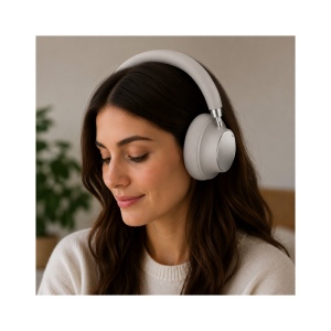 JUNDO - CASQUE À RÉDUCTION DE BRUIT ANC BLUETOOTH SANS FIL BLANC ET ALUMINIUM 4