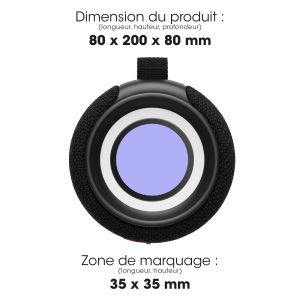 DAIKO - Enceinte magnétique stéréo 2x10W 2
