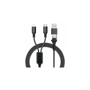HAKO - KIT ESSENTIEL PRISE + CÂBLE NOIR 6
