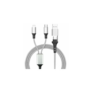 HAKO - KIT ESSENTIEL PRISE + CÂBLE BLANC 6