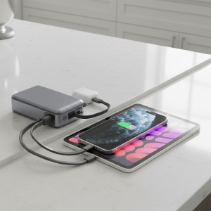 SHIBO - BATTERIE DE SECOURS CABLEE 65W - 20000mAh POUR PC, TABLETTES & SMARTPHONES 5