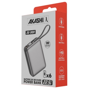 KURO - BATTERIE DE SECOURS CABLEE 22,5W - 20000mAh 3