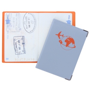 Protège passeport cousu - Gomme unie