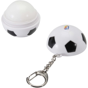 Baume à lèvres vanille en forme de ballon de football Rami avec FPS 15 et porte-clés 3