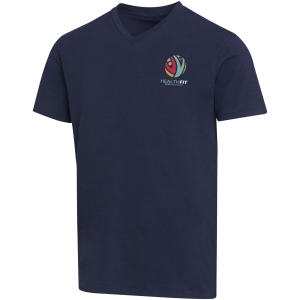 T-shirt unisexe en coton bio certifié OCS Balfour à manches courtes et col en V de 200 g/m² 6