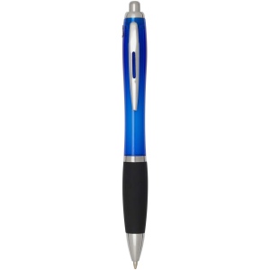 Stylo bille en plastique recyclé RCS avec corps coloré et grip noir (encre noire) Nash 3