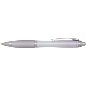 Stylo bille en plastique recyclé RCS avec corps et grip colorés (encre bleue) Nash 32