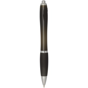 Stylo bille en plastique recyclé RCS avec corps et grip colorés (encre noire) Nash 53