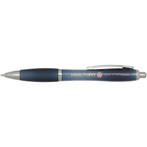 Stylo bille en plastique recyclé RCS avec corps et grip colorés (encre noire) Nash 23