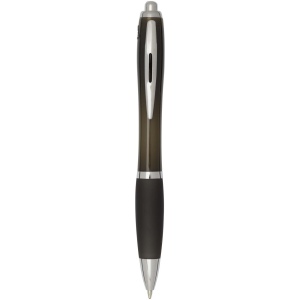 Stylo bille en plastique recyclé RCS avec corps et grip colorés (encre noire) Nash 14