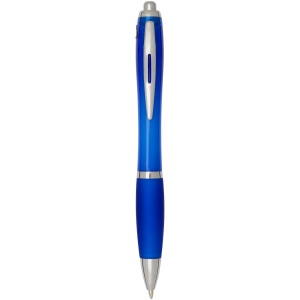 Stylo bille en plastique recyclé RCS avec corps et grip colorés (encre noire) Nash 9
