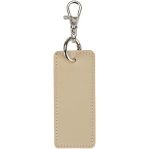Porte-clés rectangulaire à breloques en matériaux recyclés certifié GRS Resi Plus 8