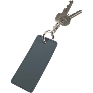 Porte-clés rectangulaire à breloques en matériaux recyclés certifié GRS Resi Plus 22