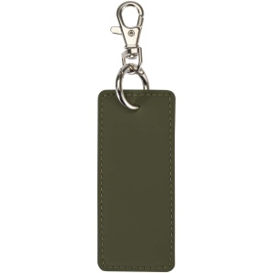 Porte-clés rectangulaire à breloques en matériaux recyclés certifié GRS Resi Plus 11