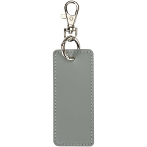 Porte-clés rectangulaire à breloques en matériaux recyclés certifié GRS Resi Plus 12
