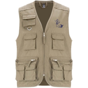 Gilet de travail multi-poches à col en V Venera de 200 g/m2 9