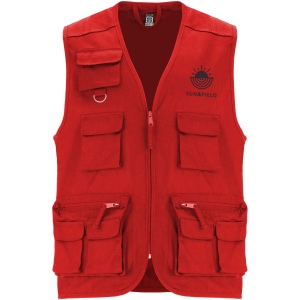 Gilet de travail multi-poches à col en V Venera de 200 g/m2 14