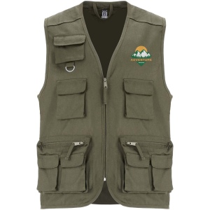 Gilet de travail multi-poches à col en V Venera de 200 g/m2 15