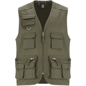 Gilet de travail multi-poches à col en V Venera de 200 g/m2 8
