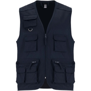 Gilet de travail multi-poches à col en V Venera de 200 g/m2 3