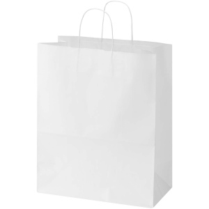 Sac en papier Kraft 80 à 90 g/m2 avec poignées torsadées 32 x 17 x 39 cm 6