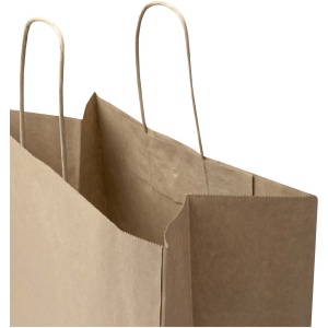 Sac en papier Kraft 80 à 90 g/m2 avec poignées torsadées 32 x 17 x 39 cm 9