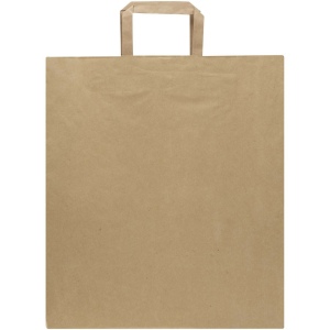 Sac en papier Kraft 80 à 90 g/m2 avec poignées plates 32 x 17 x 39 cm 5