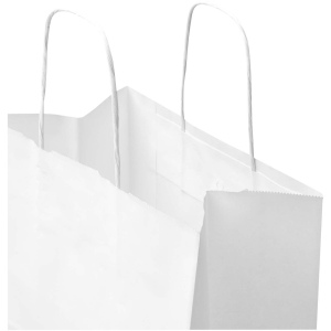 Sac en papier Kraft 80 à 90 g/m2 avec poignées torsadées 25 x 15 x 32 cm 8