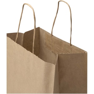 Sac en papier Kraft 80 à 90 g/m2 avec poignées torsadées 25 x 15 x 32 cm 9