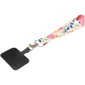 Mini-tour de cou en RPET avec sublimation et support de téléphone Gaby