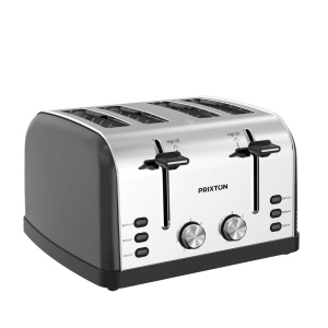 Grille-pain 4 tranches Prixton Nera