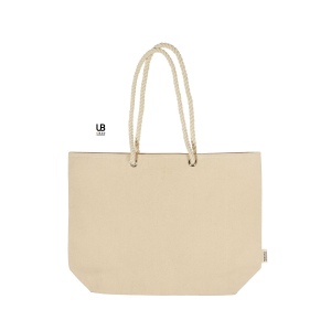 Sac isotherme bahamas 80% coton recycle 20% pes recycle 260gsm nature 2