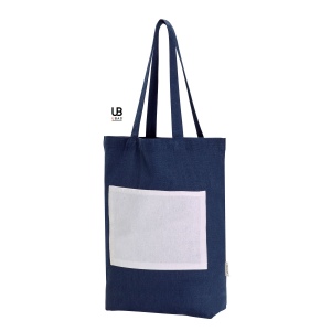 Sac shopping t bottom recyccle avec poche exterieure en coton : michigan 3