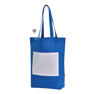 Sac shopping t bottom recyccle avec poche exterieure en coton : michigan 5