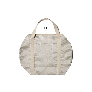 Sac de sport cincinnati en coton/lurex argent 90gsm 50x38x24cm 2