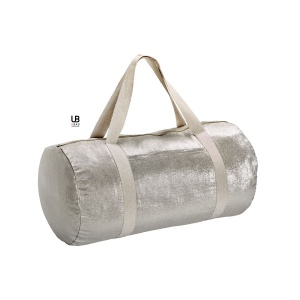 Sac de sport cincinnati en coton/lurex argent 90gsm 50x38x24cm