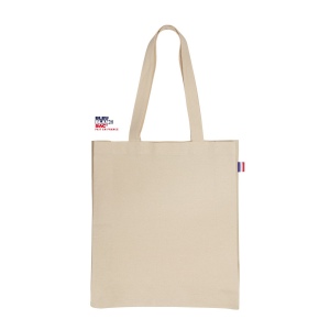 Tote bag avec soufflets 220gsm fait en france : fred 2