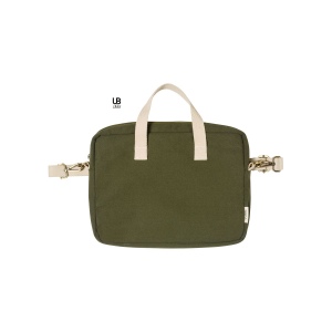 Porte document roy noir 80% coton recycle 20% polyester recycle 340g 3