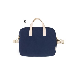 Porte document roy noir 80% coton recycle 20% polyester recycle 340g