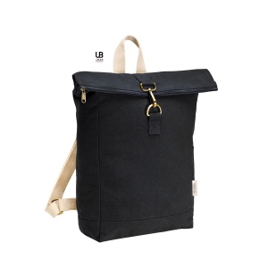 Sac a dos zac noir 80% coton recycle 20% polyester recycle 340g 2