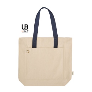 Sac t bottom zippe en coton recycle. poche interieure : baltimore 3