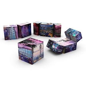 Magic cube 7 cm 4