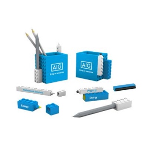 OFFICE OFFICE BLOCKS SET E POT A CRAYON 6 EN 1