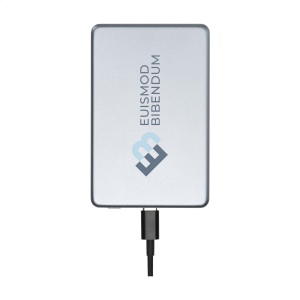 Batterie externe ultralégère, puissante et sans fil avec une batterie lithium-polymère intégrée de 5000 mAh 15
